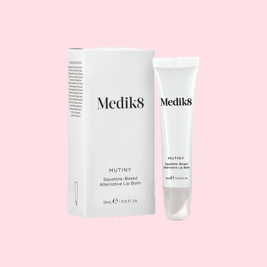 Mutiny product line for advanced skin care solutions.