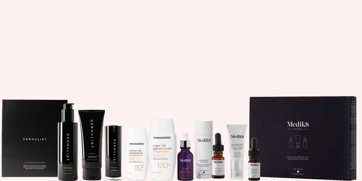 Skincare Products Image Banner