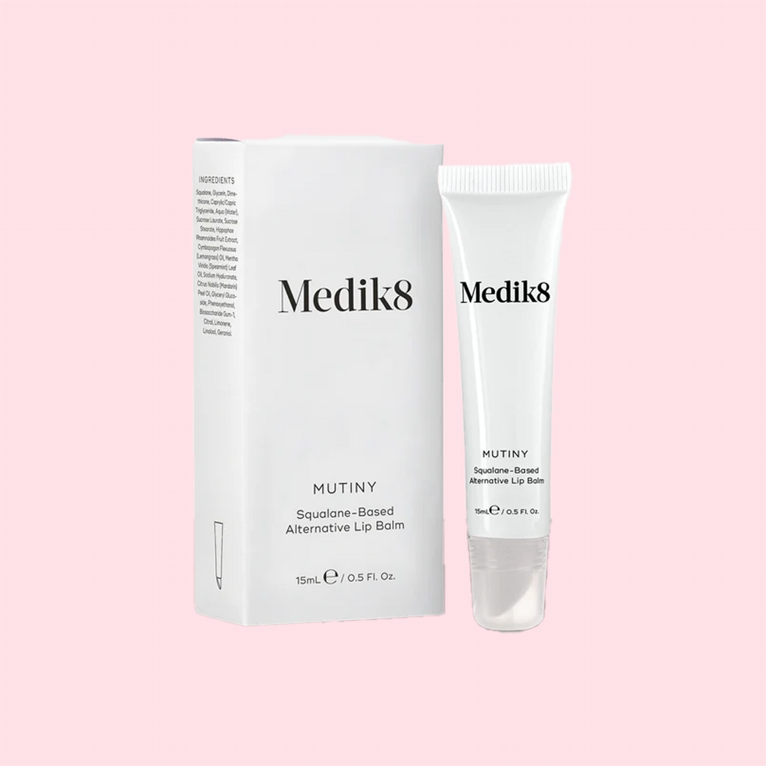 Mutiny product line for advanced skin care solutions.